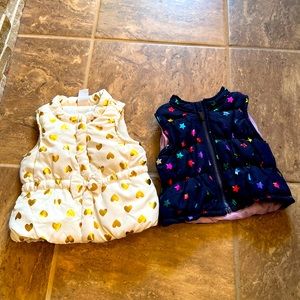 Puffer Vests 3-6 Months